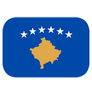 🇽🇰 Emoji Bandera: Kosovo en JoyPixels 1.0.