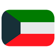 Emoji 🇰🇼 Bandiera: Kuwait su JoyPixels 1.0.