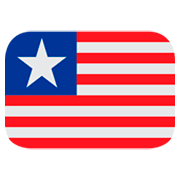 Emoji 🇱🇷 Bandiera: Liberia su JoyPixels 1.0.