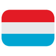 Émoji 🇱🇺 Drapeau : Luxembourg sur JoyPixels 1.0.