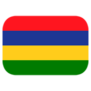 Emoji 🇲🇺 Bandiera: Mauritius su JoyPixels 1.0.