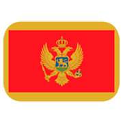 🇲🇪 Emoji Bandera: Montenegro en JoyPixels 1.0.