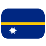 🇳🇷 Emoji Bandera: Nauru en JoyPixels 1.0.