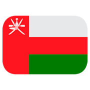 Emoji 🇴🇲 Bandiera: Oman su JoyPixels 1.0.