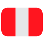 🇵🇪 Emoji Bandera: Perú en JoyPixels 1.0.