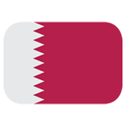 Emoji 🇶🇦 Bandiera: Qatar su JoyPixels 1.0.