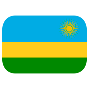 🇷🇼 Emoji Flagge: Ruanda JoyPixels 1.0.