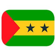 🇸🇹 Emoji Bandera: Santo Tomé Y Príncipe en JoyPixels 1.0.