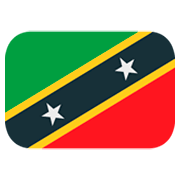 Emoji 🇰🇳 Bandiera: Saint Kitts E Nevis su JoyPixels 1.0.