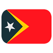 🇹🇱 Emoji Bandera: Timor-Leste en JoyPixels 1.0.