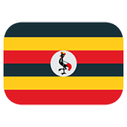 Emoji 🇺🇬 Bandiera: Uganda su JoyPixels 1.0.