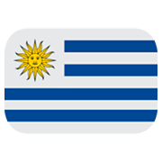 Emoji 🇺🇾 Bandiera: Uruguay su JoyPixels 1.0.