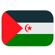 🇪🇭 Emoji Bandera: Sáhara Occidental en JoyPixels 1.0.