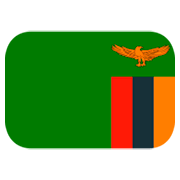 🇿🇲 Emoji Bandera: Zambia en JoyPixels 1.0.