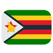 Emoji 🇿🇼 Bandiera: Zimbabwe su JoyPixels 1.0.