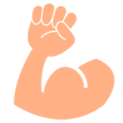 💪 Emoji Bíceps Flexionado en JoyPixels 1.0.