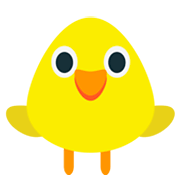 🐥 Emoji Pintinho De Frente na JoyPixels 1.0.