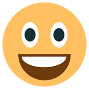 😀 Emoji grinsendes Gesicht JoyPixels 1.0.