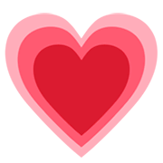 Emoji 💗 Cuore Che Cresce su JoyPixels 1.0.
