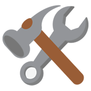 🛠️ Emoji Martelo E Chave-inglesa na JoyPixels 1.0.