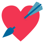 💘 Emoji Coração Com Flecha na JoyPixels 1.0.