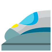 🚅 Emoji Tren Bala en JoyPixels 1.0.