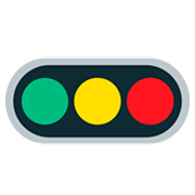 🚥 Emoji horizontale Verkehrsampel JoyPixels 1.0.