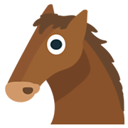 Emoji 🐴 Muso Di Cavallo su JoyPixels 1.0.