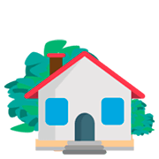 Émoji 🏡 Maison Avec Jardin sur JoyPixels 1.0.