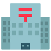 🏣 Emoji japanisches Postgebäude JoyPixels 1.0.