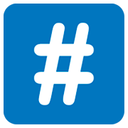 #️⃣ Emoji Teclas: # en JoyPixels 1.0.