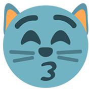 Emoji 😽 Gatto Che Manda Baci su JoyPixels 1.0.