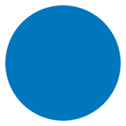 Émoji 🔵 Disque Bleu sur JoyPixels 1.0.