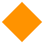 Emoji 🔶 Rombo Arancione Grande su JoyPixels 1.0.