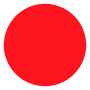 🔴 Emoji Círculo Rojo Grande en JoyPixels 1.0.