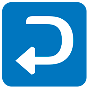 ↩️ Emoji Seta Curva Da Direita Para A Esquerda na JoyPixels 1.0.