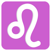 Emoji ♌ Segno Zodiacale Del Leone su JoyPixels 1.0.