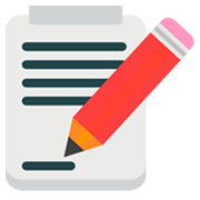 📝 Emoji Papier und Bleistift JoyPixels 1.0.