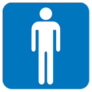 Émoji 🚹 Symbole Toilettes Hommes sur JoyPixels 1.0.