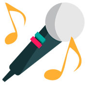 🎤 Emoji Micrófono en JoyPixels 1.0.