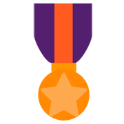 🎖️ Emoji Medalla Militar en JoyPixels 1.0.