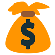 Emoji 💰 Sacco Di Soldi su JoyPixels 1.0.