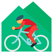 🚵 Emoji Mountainbiker(in) JoyPixels 1.0.