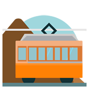 🚞 Emoji Ferrocarril De Montaña en JoyPixels 1.0.