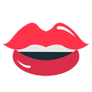 Emoji 👄 Bocca su JoyPixels 1.0.