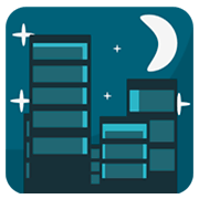 🌃 Emoji Noche Estrellada en JoyPixels 1.0.