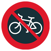 Émoji 🚳 Vélos Interdits sur JoyPixels 1.0.