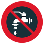 Emoji 🚱 Simbolo Di Acqua Non Potabile su JoyPixels 1.0.