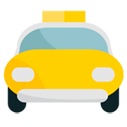 Émoji 🚖 Taxi De Face sur JoyPixels 1.0.