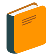 📙 Emoji orangefarbenes Buch JoyPixels 1.0.